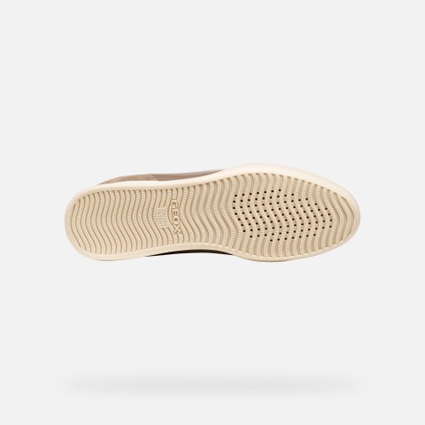 Low top sneakers MARYEMY WOMAN Light brown/Light Gold - image number 6 | GEOX