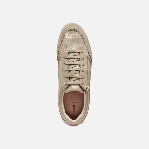 Low top sneakers MARYEMY WOMAN Cream/Sand - image number 5 | GEOX