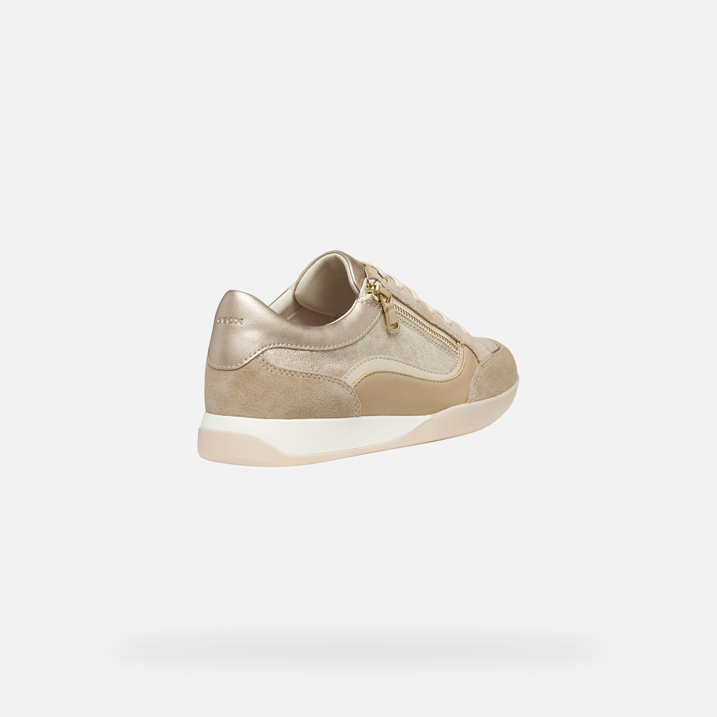 Low top sneakers MARYEMY WOMAN Cream - image number 4 | GEOX