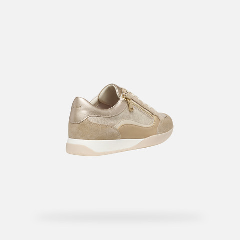 Low top sneakers MARYEMY WOMAN Cream - image number 4 | GEOX