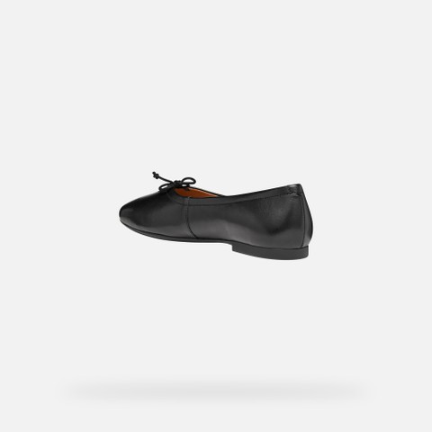 Ballerines en cuir NEW PALMARIA FEMME Noir - image number 3 | GEOX