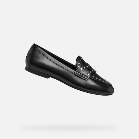Mocassins cloutés NEW PALMARIA FEMME Noir | GEOX