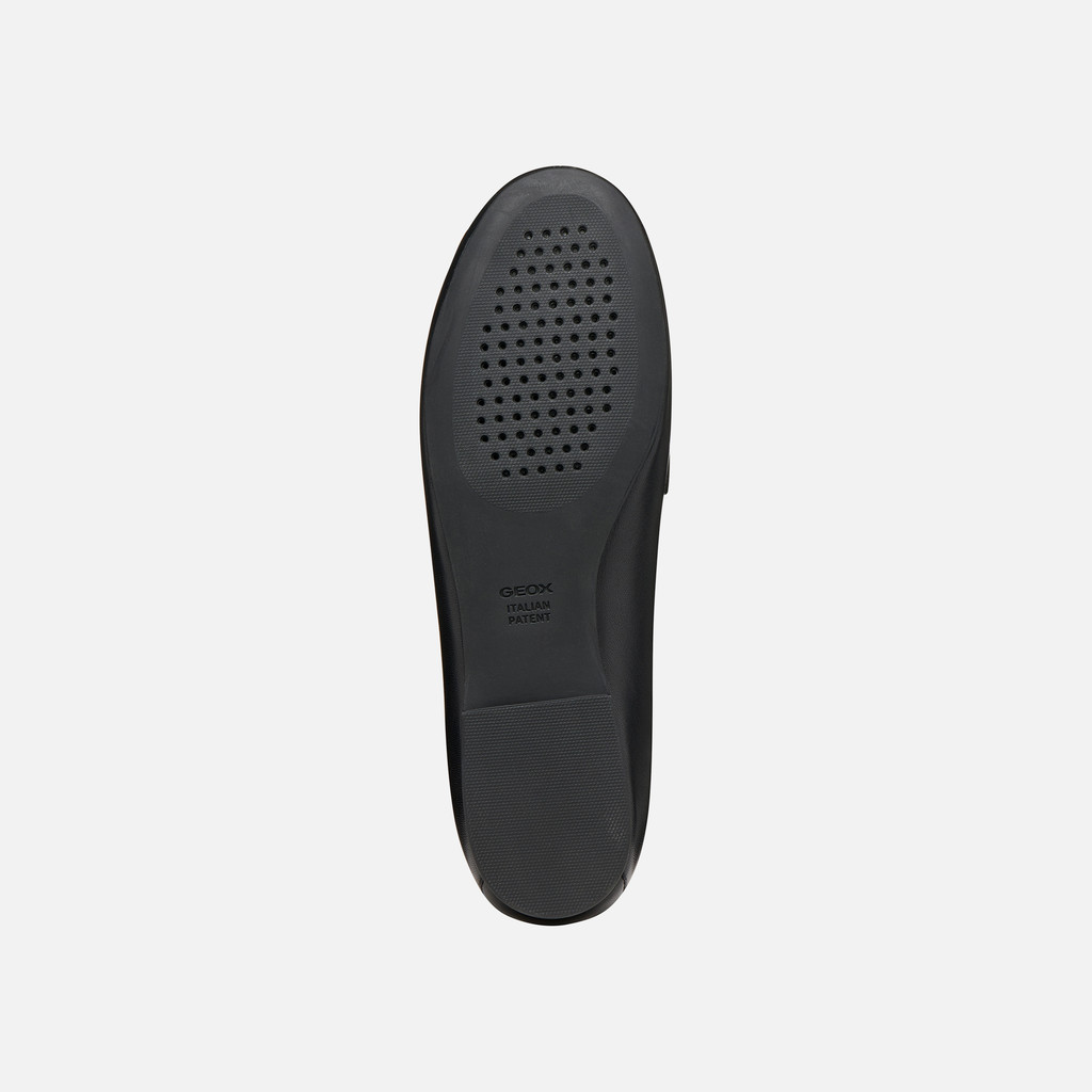 Mocassins en cuir NEW PALMARIA FEMME Noir - image number 6 | GEOX