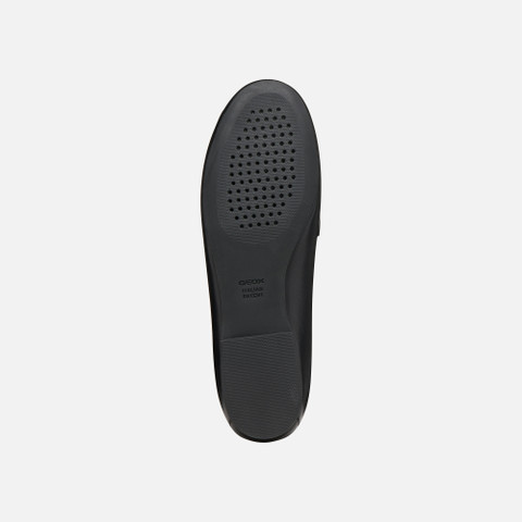Mocassins en cuir NEW PALMARIA FEMME Noir - image number 6 | GEOX