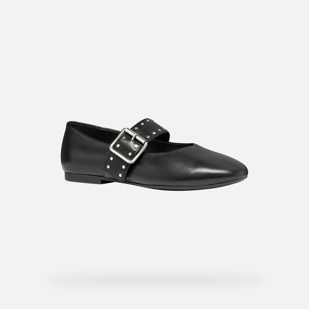 Mary Jane ballet flats NEW PALMARIA WOMAN Black - image number 2 | GEOX