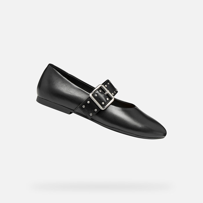 Mary Jane ballet flats NEW PALMARIA WOMAN Black | GEOX