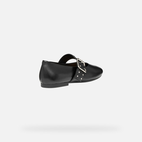 Mary Jane ballet flats NEW PALMARIA WOMAN Black - image number 4 | GEOX