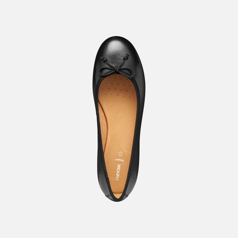 Bailarinas de piel NEW PALMARIA MUJER Negro - image number 5 | GEOX