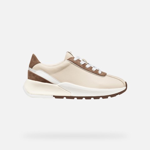 Niedrige Sneakers METROPOLI DAME Off-White/Wei&szlig; - image number 1 | GEOX