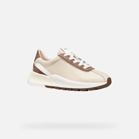 Niedrige Sneakers METROPOLI DAME Off-White/Wei&szlig; - image number 2 | GEOX