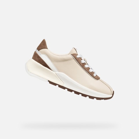 Niedrige Sneakers METROPOLI DAME Off-White/Wei&szlig; | GEOX