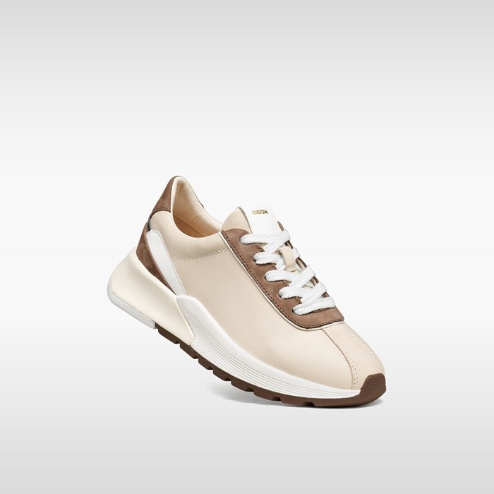 Niedrige Sneakers METROPOLI DAME Off-White/Wei&szlig; | GEOX