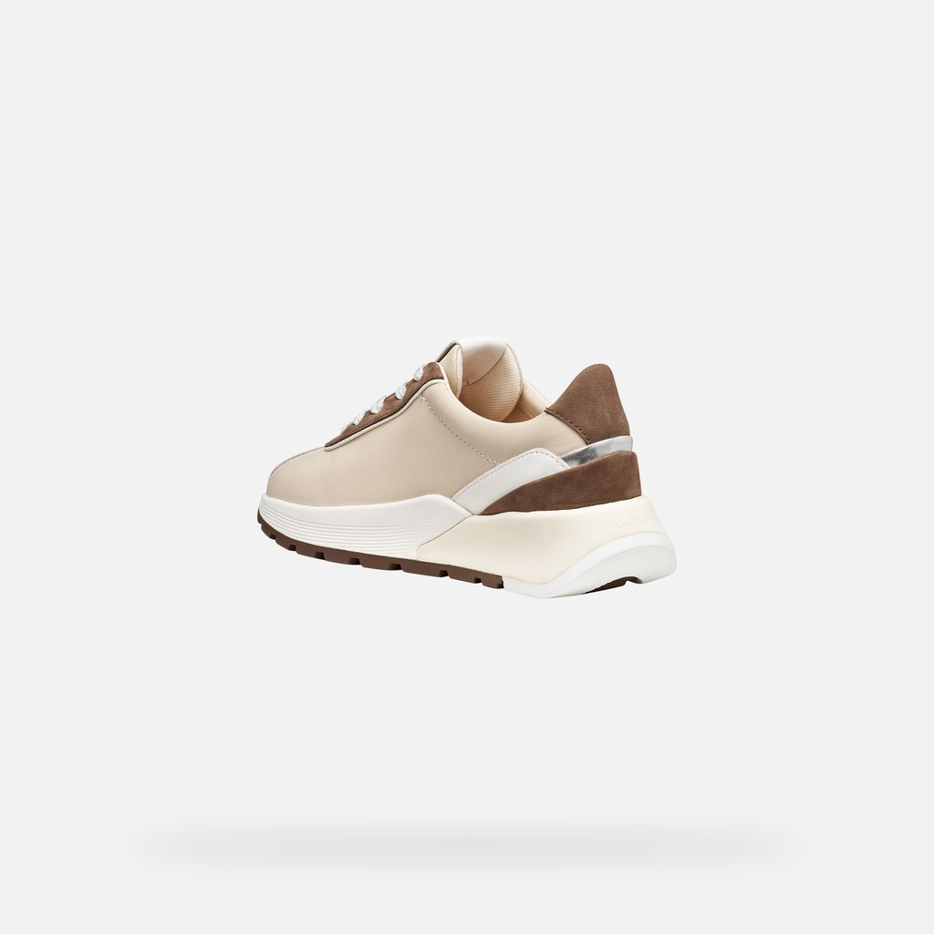 Niedrige Sneakers METROPOLI DAME Off-White/Wei&szlig; - image number 3 | GEOX