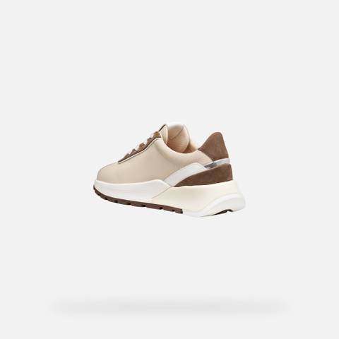 Niedrige Sneakers METROPOLI DAME Off-White/Wei&szlig; - image number 3 | GEOX