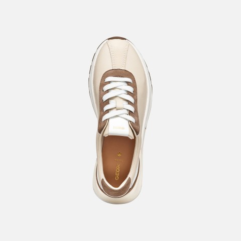 Niedrige Sneakers METROPOLI DAME Off-White/Wei&szlig; - image number 5 | GEOX