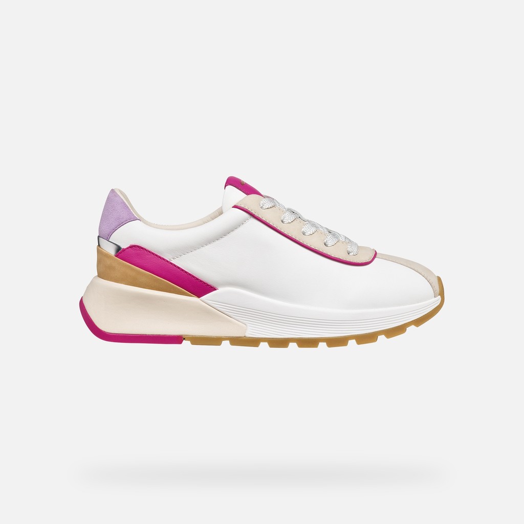 Metropoli Femme Blanc/cyclamen