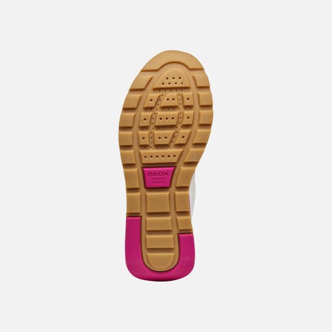 Baskets basse METROPOLI FEMME Blanc/Cyclamen - image number 6 | GEOX