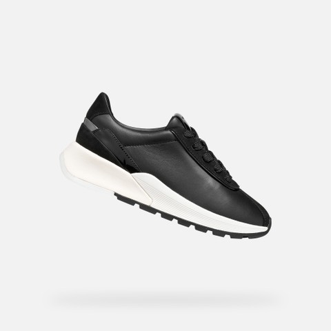 Niedrige Sneakers METROPOLI DAME Schwarz | GEOX