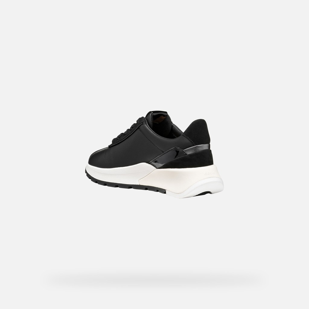 Niedrige Sneakers METROPOLI DAME Schwarz - image number 3 | GEOX