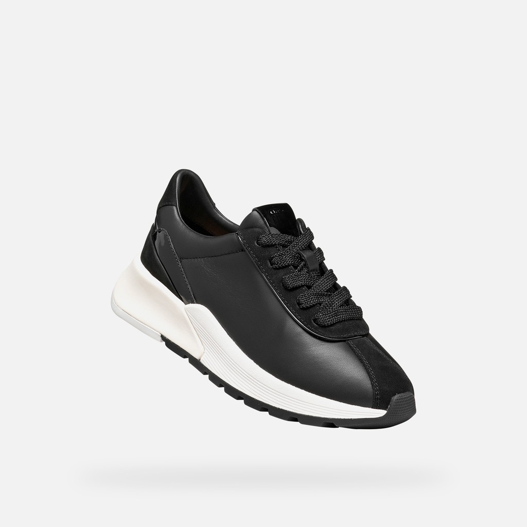 Niedrige Sneakers METROPOLI DAME Schwarz - image number 4 | GEOX