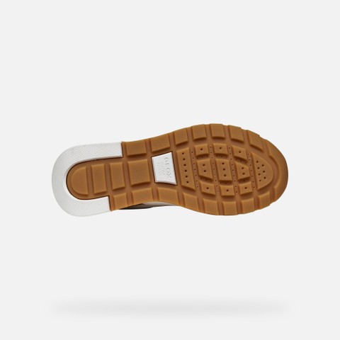Low top sneakers METROPOLI WOMAN White/Papyrus - image number 6 | GEOX