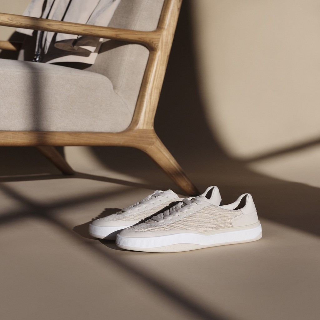 Low top sneakers DYNAMIA WOMAN Light taupe/Light grey - image number 1 | GEOX