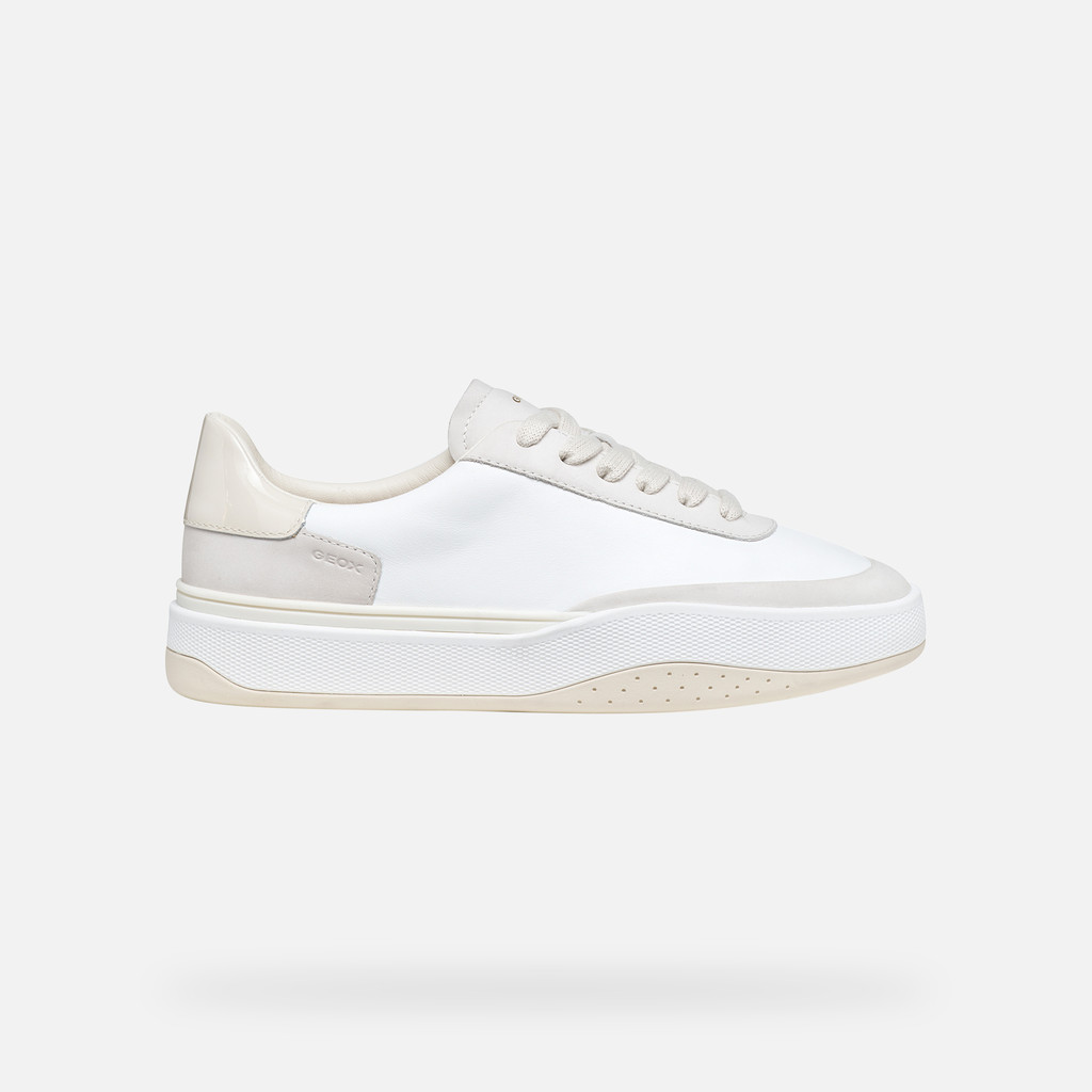 Low top sneakers DYNAMIA WOMAN White/Light Grey - image number 1 | GEOX