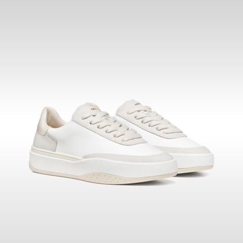 Low top sneakers DYNAMIA WOMAN White/Light Grey - image number 2 | GEOX