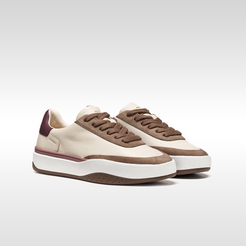 Sneakers basse DYNAMIA DONNA Bianco latte/Beige chiaro - image number 7 | GEOX