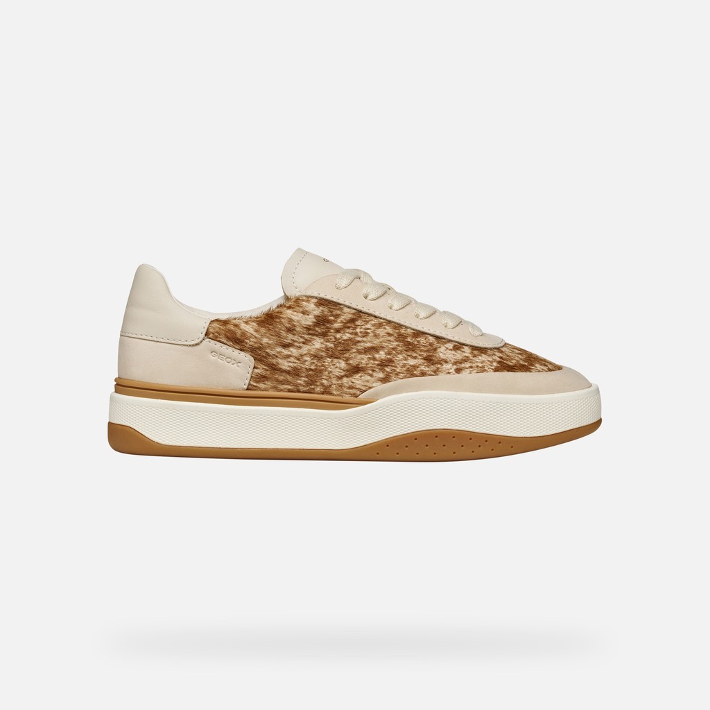 Low top sneakers DYNAMIA WOMAN Papyrus - image number 1 | GEOX