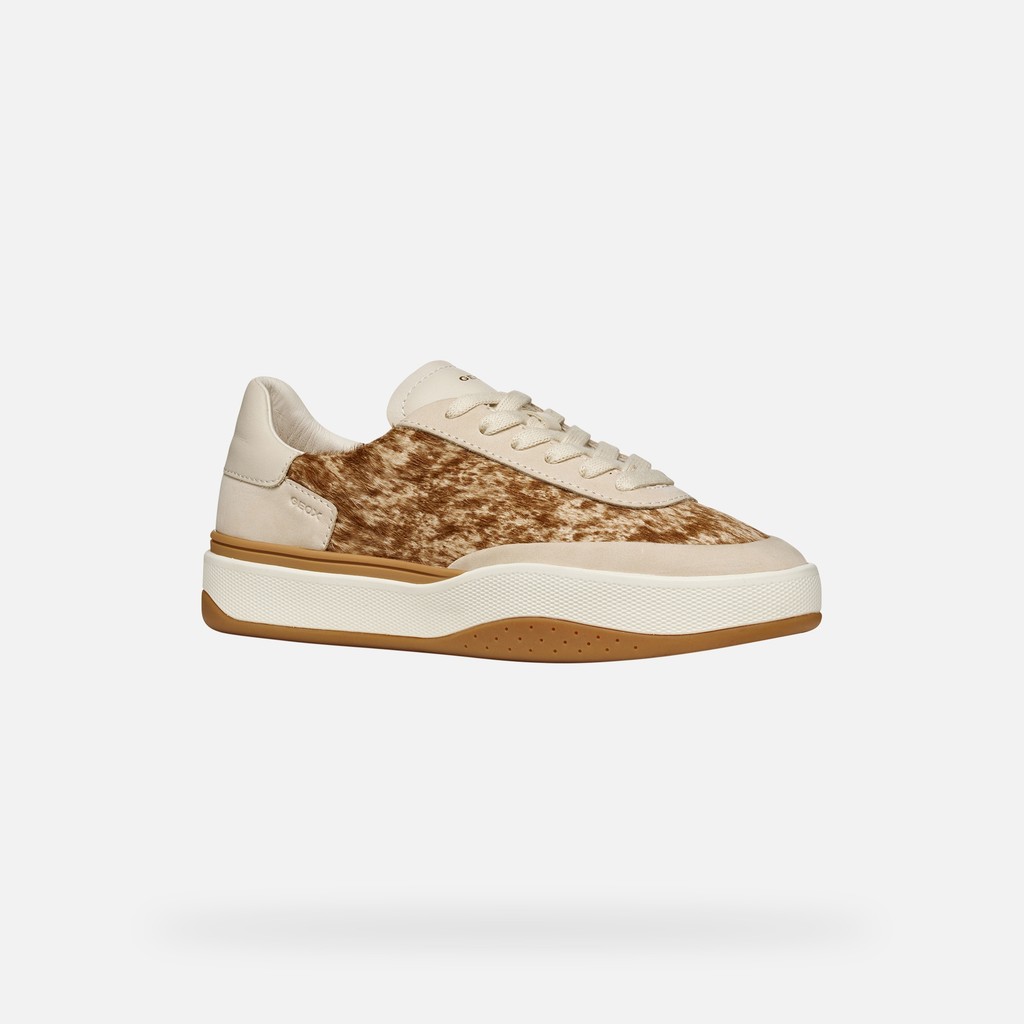 Low top sneakers DYNAMIA WOMAN Papyrus - image number 2 | GEOX