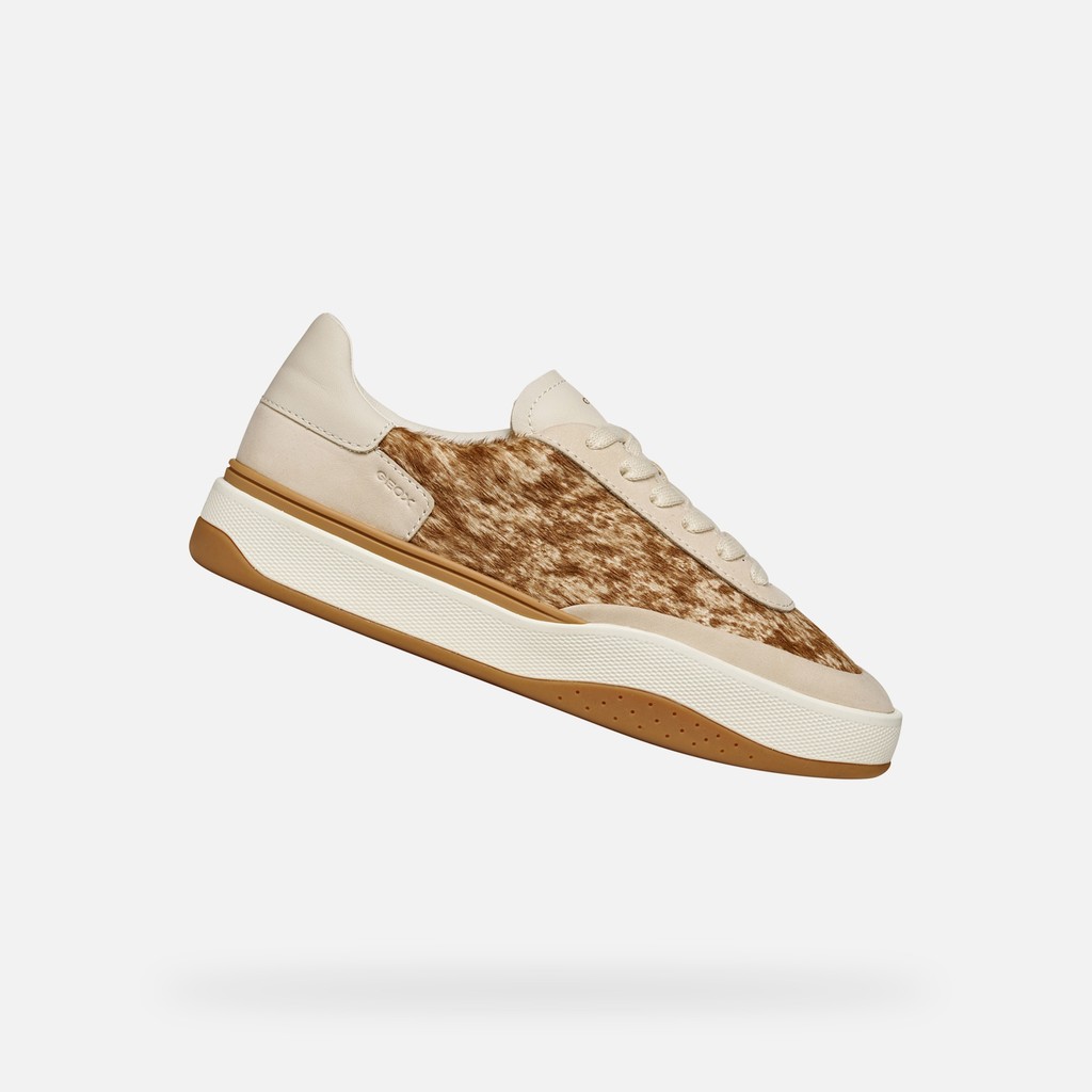 Low top sneakers DYNAMIA WOMAN Papyrus - image number 0 | GEOX