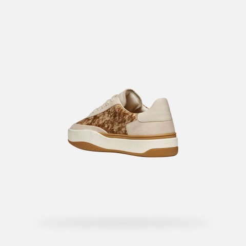 Low top sneakers DYNAMIA WOMAN Papyrus - image number 3 | GEOX