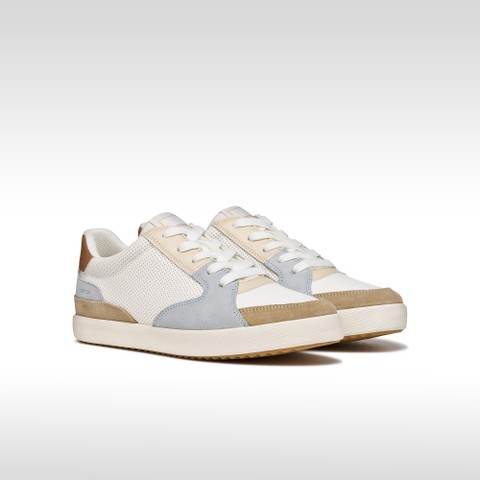 Low top sneakers BLOMIEE WOMAN White/Crystal - image number 8 | GEOX