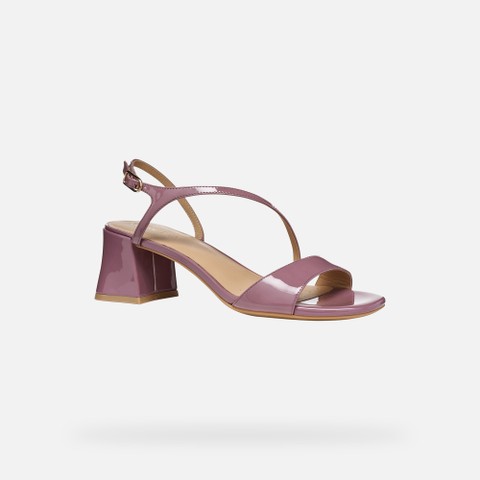Medium-heeled sandals NEW ERAKLIA 50 T01 WOMAN Old Rose - image number 2 | GEOX