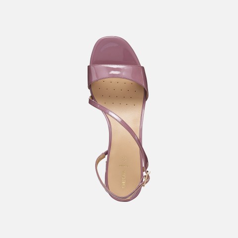 Medium-heeled sandals NEW ERAKLIA 50 T01 WOMAN Old Rose - image number 5 | GEOX