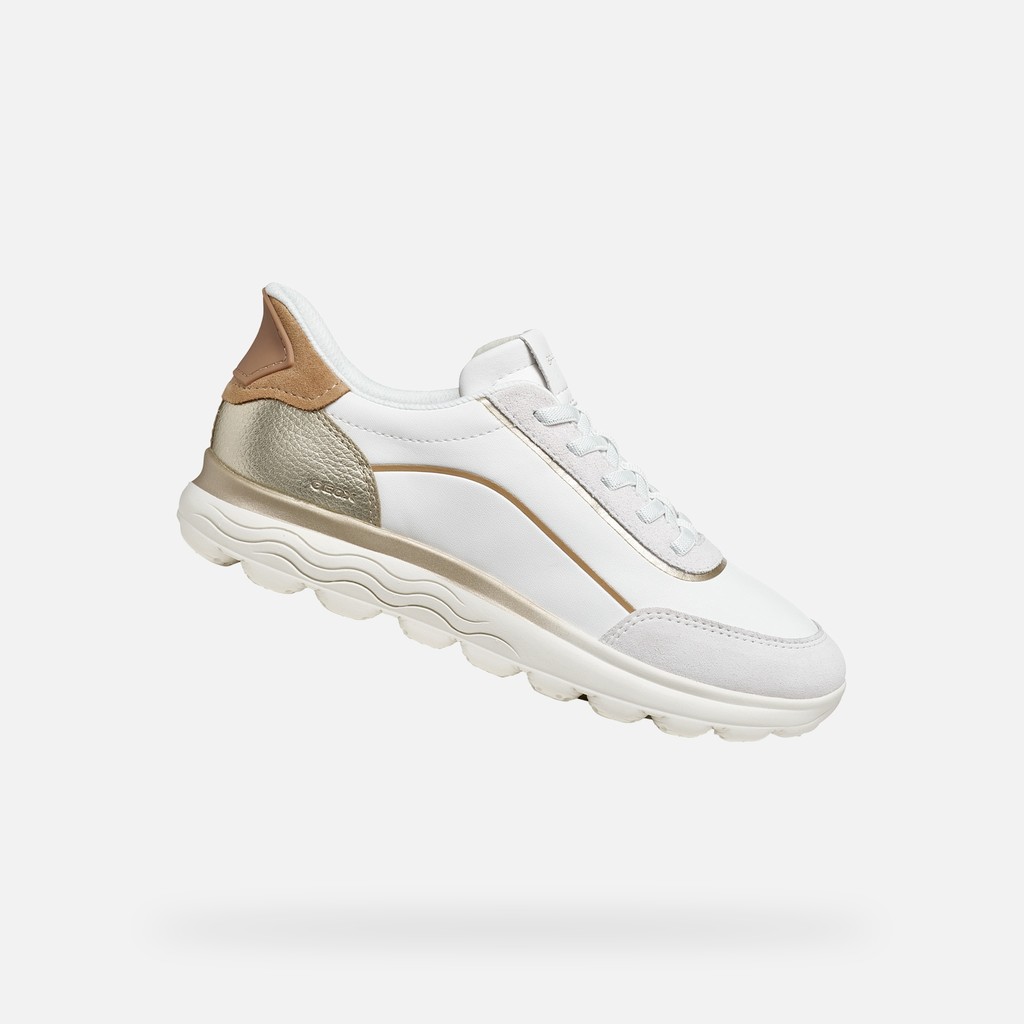 Slip in sneakers SPHERICA PLUS WOMAN White/Off White - image number 0 | GEOX