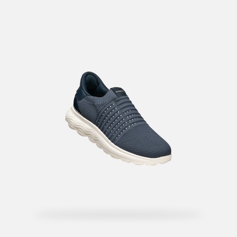 Slip in sneakers SPHERICA PLUS WOMAN Navy - image number 4 | GEOX