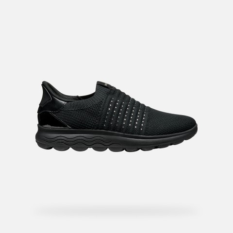 Slip in sneakers SPHERICA PLUS WOMAN Black - image number 1 | GEOX