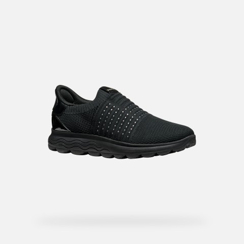 Slip in sneakers SPHERICA PLUS WOMAN Black - image number 2 | GEOX