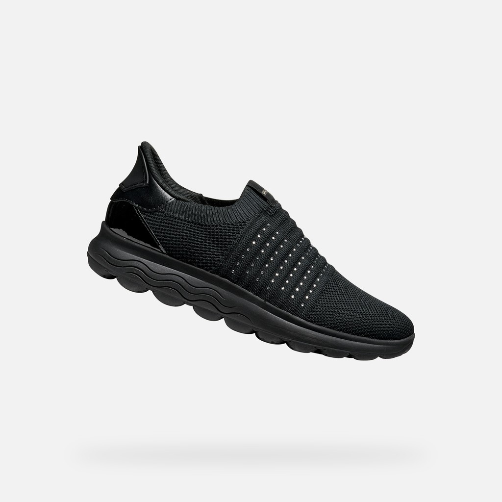 Slip in sneakers SPHERICA PLUS WOMAN Black - image number 0 | GEOX