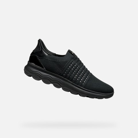 Slip in sneakers SPHERICA PLUS WOMAN Black | GEOX