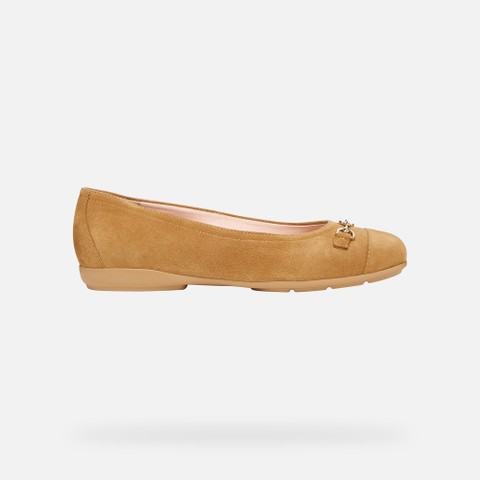 Bailarinas de ante ANNYTAH MUJER Coñac - image number 1 | GEOX