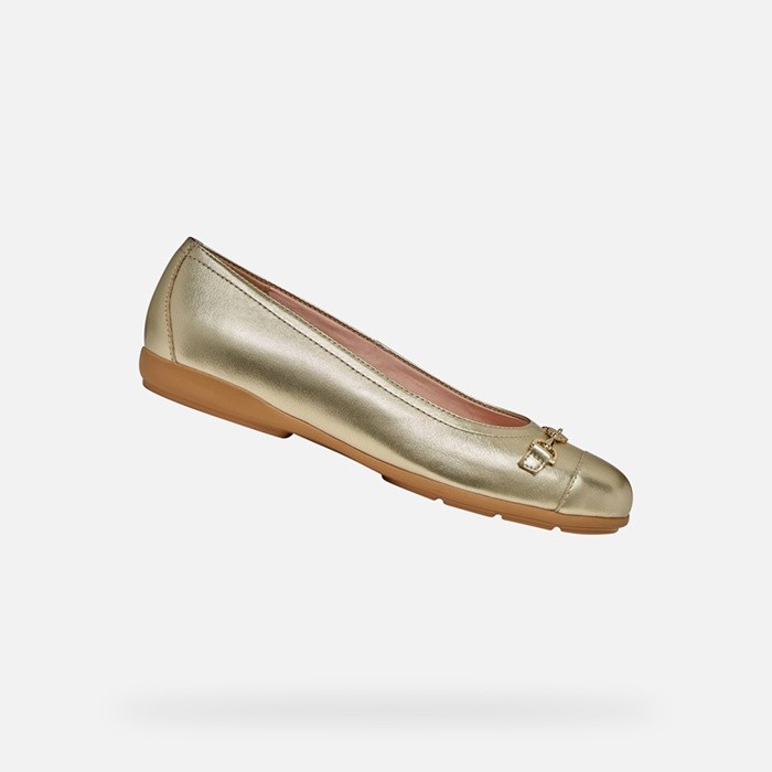 Lederballerinas ANNYTAH DAME Hellgold | GEOX