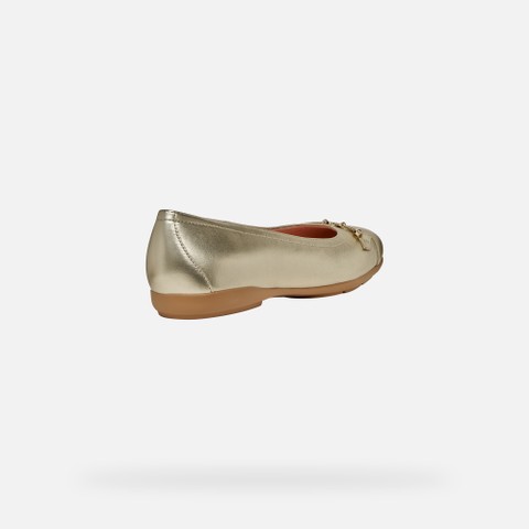 Lederballerinas ANNYTAH DAME Hellgold - image number 4 | GEOX