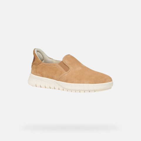 Slip in sneakers FLEXTRIDE PLUS WOMAN Beige - image number 2 | GEOX