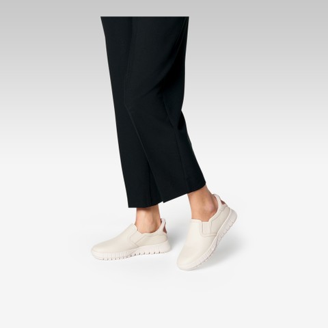 Slip in sneakers FLEXTRIDE PLUS WOMAN Papyrus - image number 1 | GEOX