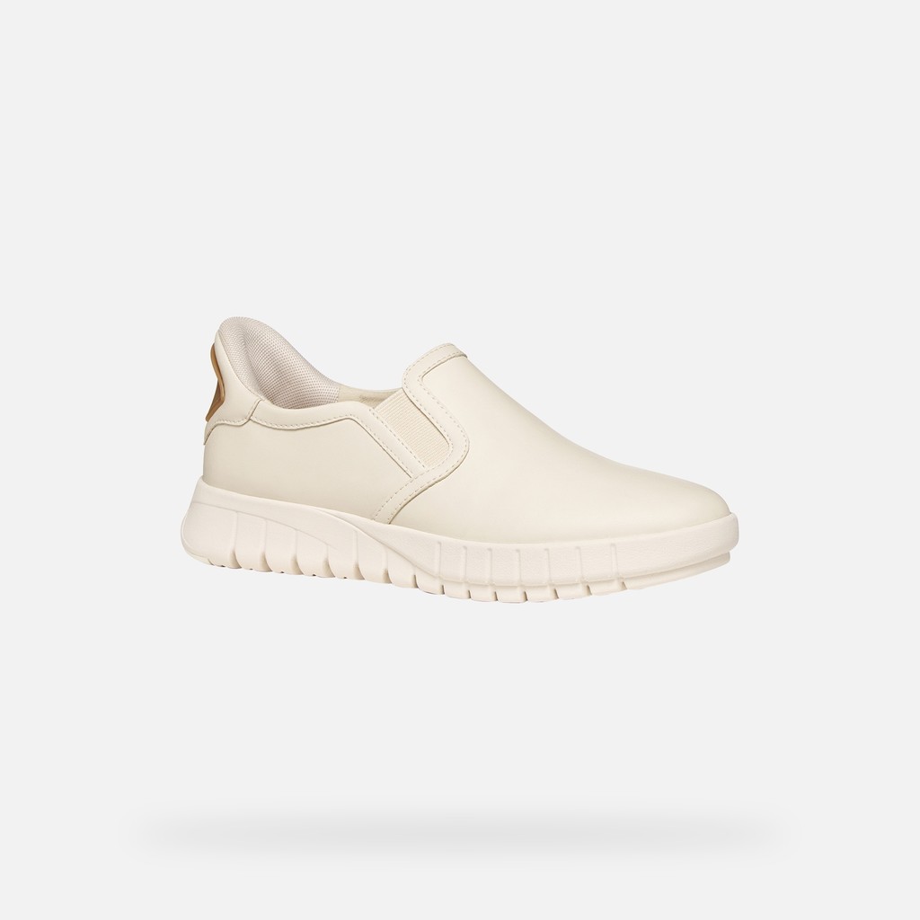 Slip in sneakers FLEXTRIDE PLUS WOMAN Papyrus - image number 2 | GEOX