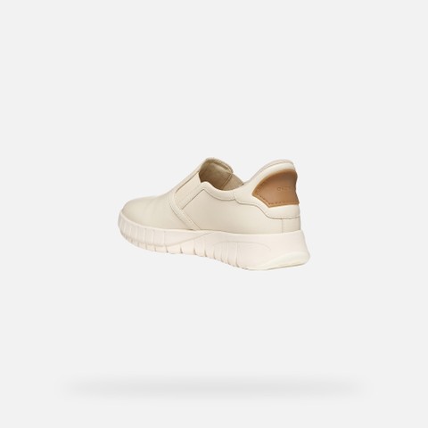 Slip in sneakers FLEXTRIDE PLUS WOMAN Papyrus - image number 3 | GEOX