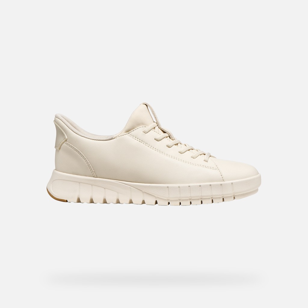 Slip in sneakers FLEXTRIDE PLUS WOMAN Papyrus - image number 1 | GEOX